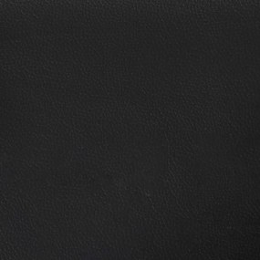 Poltrona couro artificial 60 cm preto