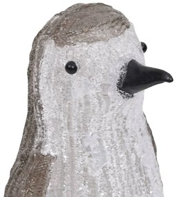 Pinguim de Natal com LED - Para Interior e Exterior  - 30 cm