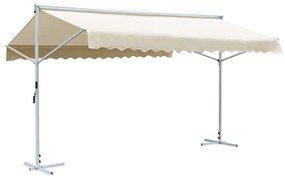 vidaXL Toldo de pé 500x300 cm creme
