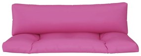 Almofadões p/ móveis de paletes 2 pcs tecido oxford rosa