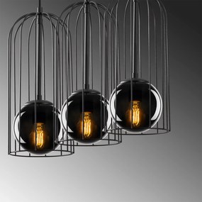 Candeeiro Suspenso Tweety – Preto – 67 x 15 cm