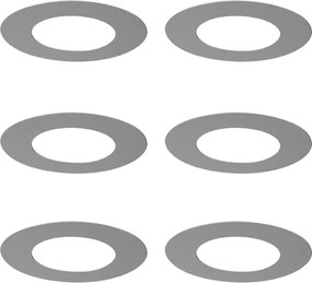 Anel de enchimento em aço inoxidável para focos embutidos 7,5 - 13 cm - Spacer