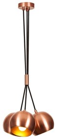 Candeeiro de Teto Sivani – Cobre Dourado – 30 cm