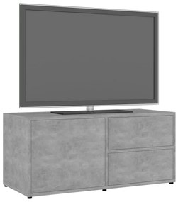 Móvel de TV 80x34x36 cm derivados de madeira cinzento cimento