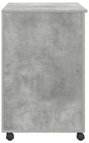 Secretária Concreta Cinza Cinza concreto Aglomerado de partículas