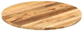Tampo de mesa redondo Ø80x2,5cm madeira mangueira áspera maciça