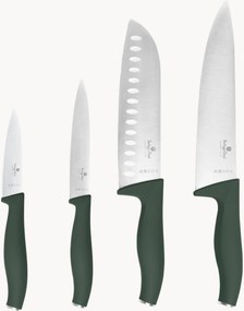 Conjunto de facas de cozinha Matte Green, conjunto de 4