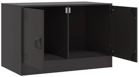 Móvel de TV 67x39x44 cm aço preto