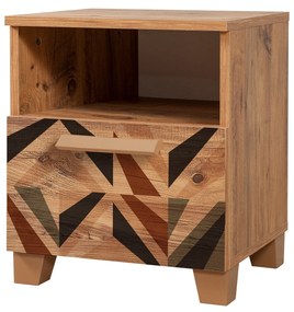 Mesa de Cabeceira Leva Alfa – Pinheiro Atlântico – 45x52x40 cm