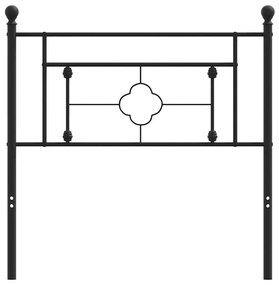 Cabeceira de cama 100 cm metal preto