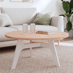 vidaXL Tampo de mesa redondo Ø90x2,5 cm madeira de faia maciça