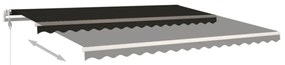 Toldo retrátil automático 450x350 cm antracite