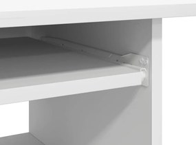 Secretária 80x45x74 cm derivados de madeira branco