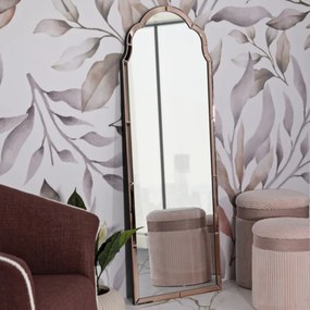 ESPELHO DE PAREDE TANGIER 55X2X150 CM (TAMANHO DO ESPELHO INTERIOR 49X144) ROSA