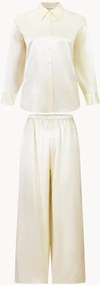 Conjunto de pijama oversized em seda charmeuse para mulher Viola, vários tamanhos