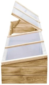 Estufas 2 pcs 200x50x35 cm madeira de pinho impregnada