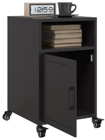 Mesa de cabeceira 36x39x59 cm aço preto