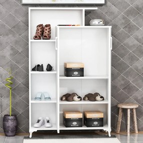 Armário Multiusos Sanat – Branco – 90 cm x 140 cm x 29,5 cm