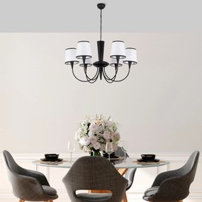 Chandelier Pardo – Preto – Diâmetro 75 cm x Altura 85 cm