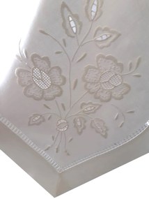 175x275 cm Toalha de mesa de linho bordada a mão - bordados da lixa - Toalha Creative Bouquet