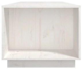 Mesa de centro 110x50x40 cm pinho maciço branco