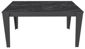 Mesa de Jantar Bud – Preto – 145x75x85 cm