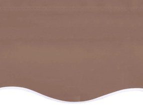 Tecido de substituição para toldo 6x3 m castanho
