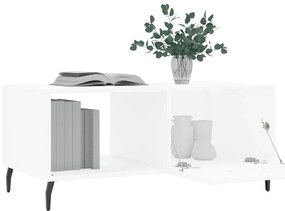 Mesa de centro 90x50x40 cm madeira processada branco