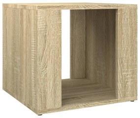 Mesa de cabeceira 41x40x36 cm derivados madeira carvalho sonoma
