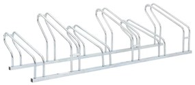 Suporte independente para 6 bicicletas aço galvanizado