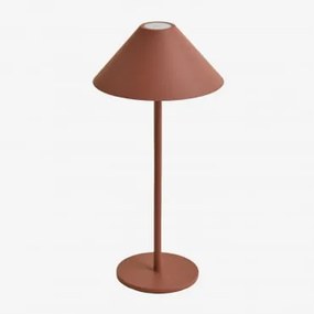Lâmpada De Mesa Led Sem Fios Para Exterior Nebida Terracota - Sklum