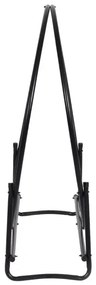 Suporte para lenha Metal Redondo Resistente à humidade 102 x 95 x 33 cm Preto