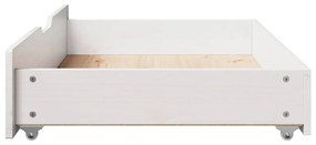 Gavetas para cama 2 pcs 95x55x17 cm pinho maciço branco