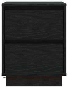 Criados-mudos com Luzes LED 2 pcs Preto 39x34,5x50 cm