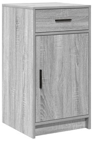 Conjunto de Toucador de 3 Peças com LED Cinza Sonoma Madeira Engenhari