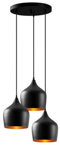Candeeiro Dodo – Preto – 46 x 46 cm