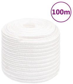 Corda de barco 18 mm 100 m polipropileno branco completo