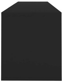 Móvel de TV 120x30x40,5 cm derivados de madeira preto