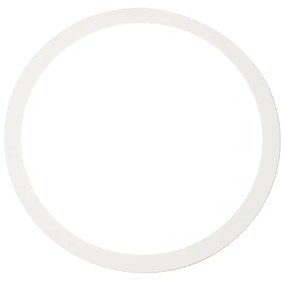 Plafon circular branco 40cm regulável-3-etapas LED IP44 - STEVE Moderno