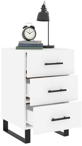 Mesa de cabeceira 40x40x66 cm derivados de madeira branco
