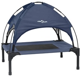 Cama Elevada para Cães da Azul-marinho Aço, Tecido