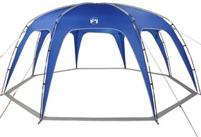 Tenda de festas impermeável azul ciano