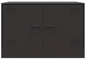 Móveis de TV 2 pcs 67x39x44 cm aço preto