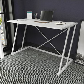 Secretária de Estudo Adelaide - Branco - 114x60x75cm