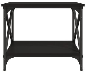 Mesa de apoio 55x38x45 cm derivados de madeira preto