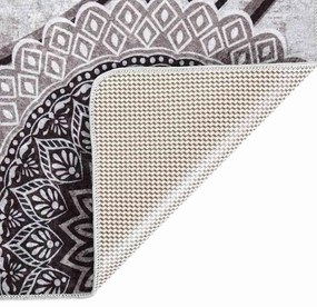Tapete lavável antiderrapante 80x300 cm multicor