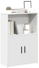 vidaXL Estante 60x24x85 cm derivados de madeira branco