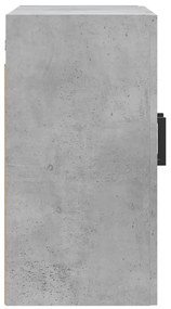 Armário parede 60x31x60cm derivados de madeira cinzento cimento