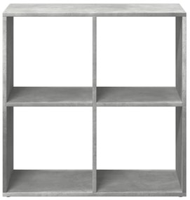 Estante divisória 69,5x29x69,5 cm deriv. madeira cinza cimento