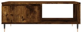 Mesa de centro 90x60x35 cm derivados de madeira carvalho fumado